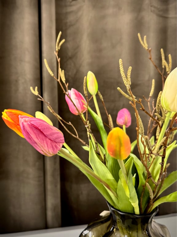 Tivoli tulipaner med birkegrene  billede 2