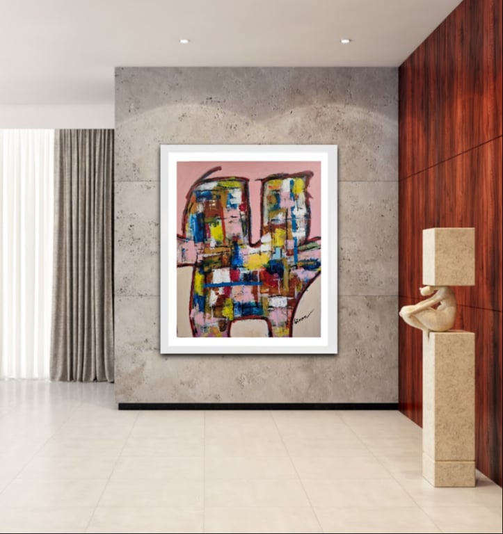 #1125 Maleri 100X120 cm SOLD billede 5