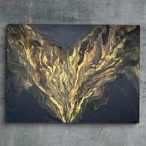 Golden heart. Pris på forespørgsel. – produktbillede