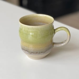 Buet kop, skifergrå / lys grøn – produktbillede