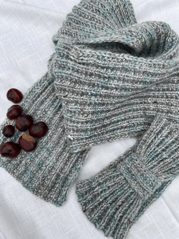 Freja halstørklæde og pandebånd strikkeopskrift billede 5