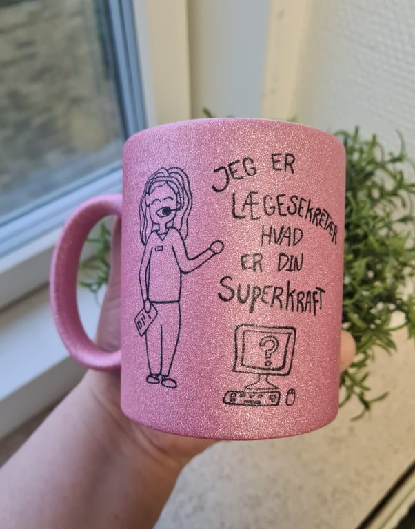 Krus: jeg er lægesekretær, hvad er din superkraft Pink Glimmer