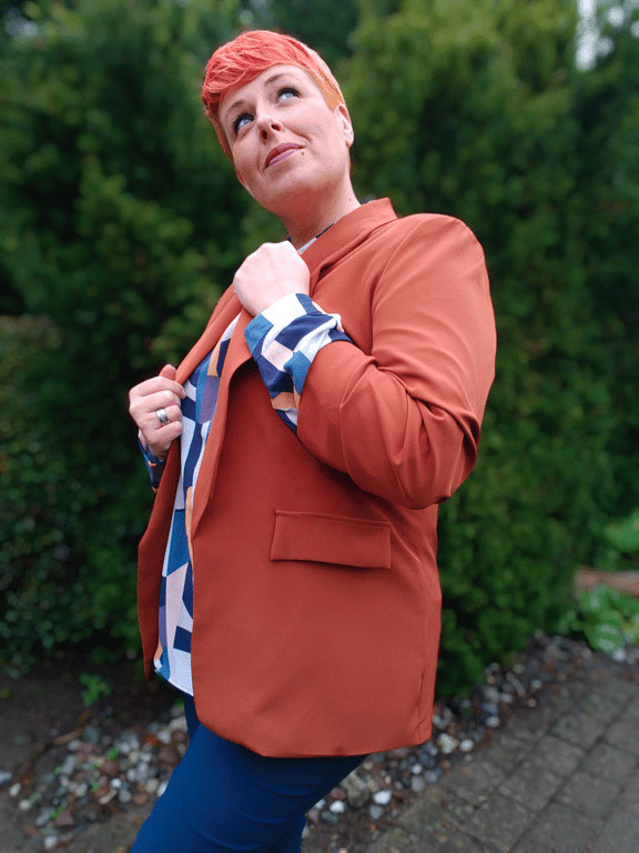 Ellie Blazer Terracotta  billede 3