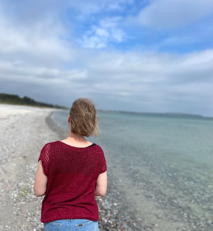Ebeltoft Summer Top strikkeopskrift billede 7