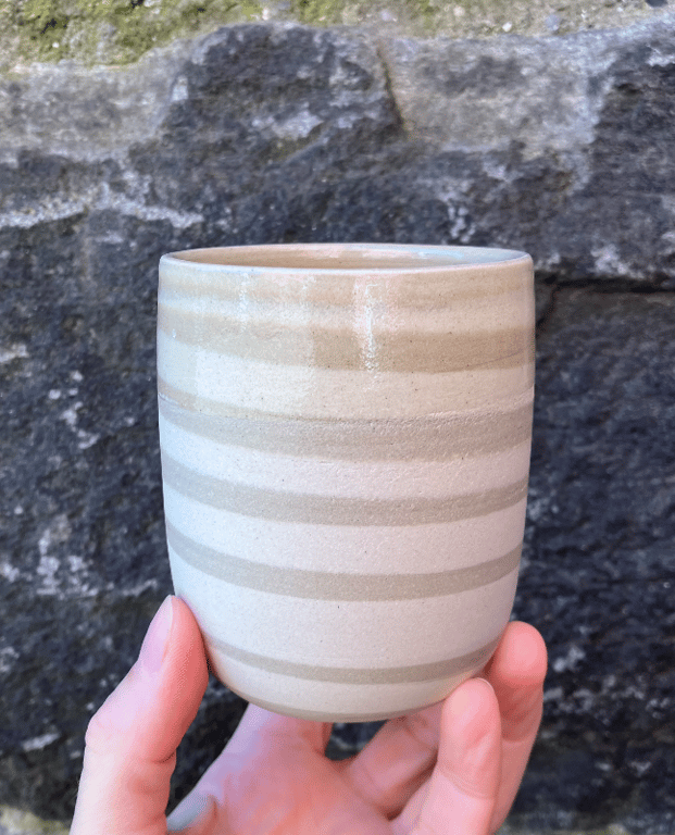 Marmoreret kop, latte  billede 3