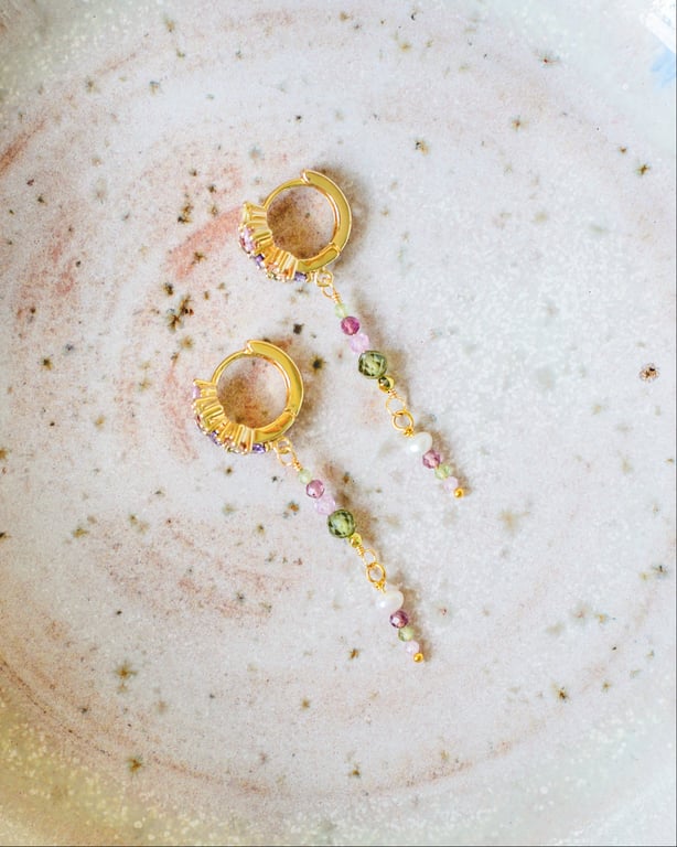 Nora - Grøn/Rosa billede 3