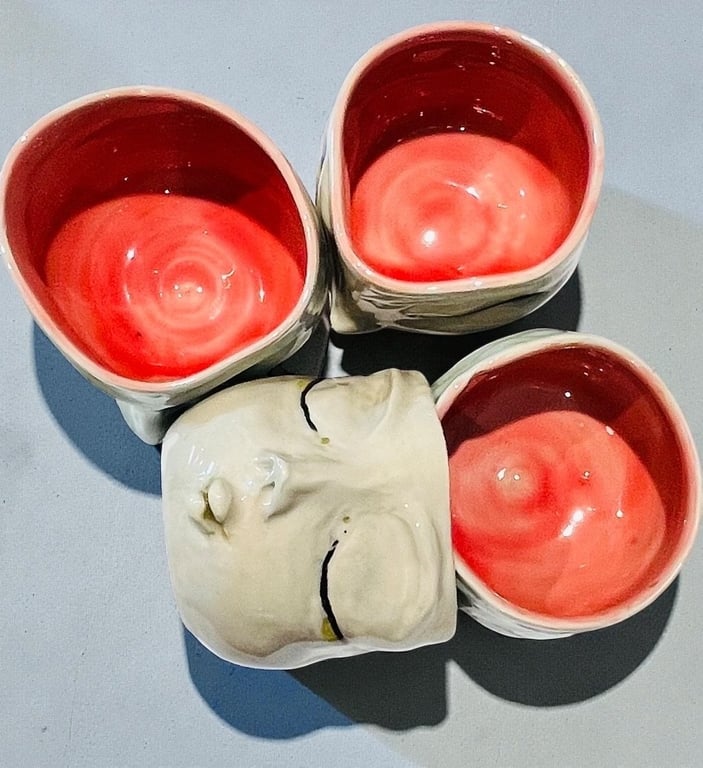 Kejserinderne – håndlavede kopper i stentøj billede 2