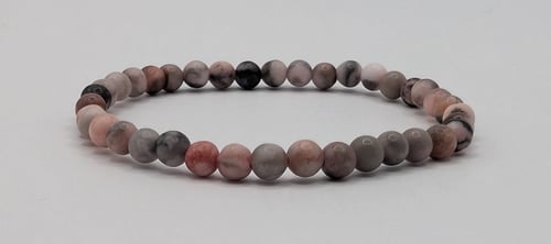 Zebra Jade Armbånd - 4mm (1)