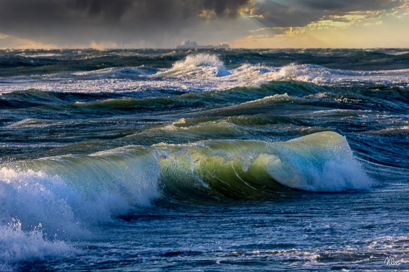 Bølgen - en stormende sommerdag ved Gammel Skagen