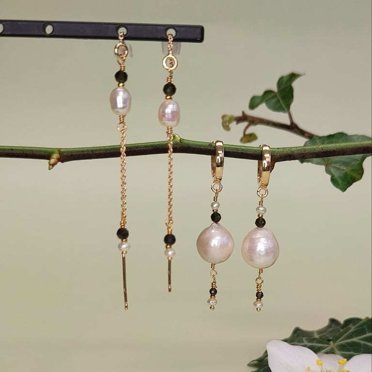 Lys og mørke ørekæde