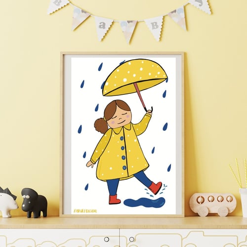 Plakat: Regnvejrsdag (2)