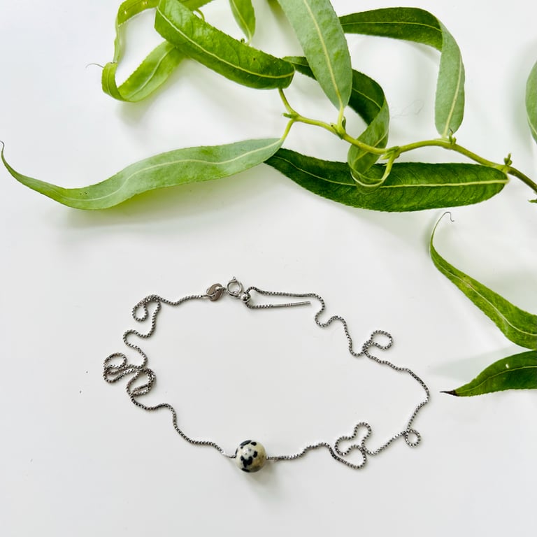 Jaspis, dalmatiner- vedhæng billede 3