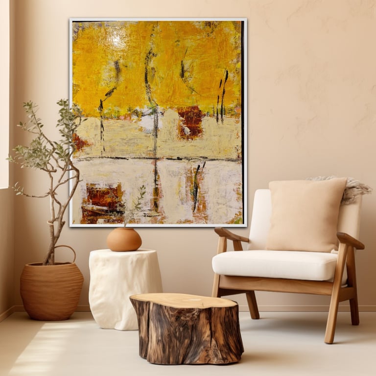 #1293  100 x 120 cm  SOLD billede 4