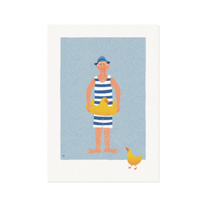 Badeænder – plakat – produktbillede
