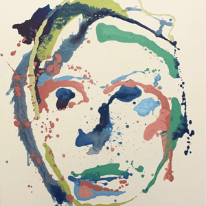 Abstrakt ansigt I – produktbillede