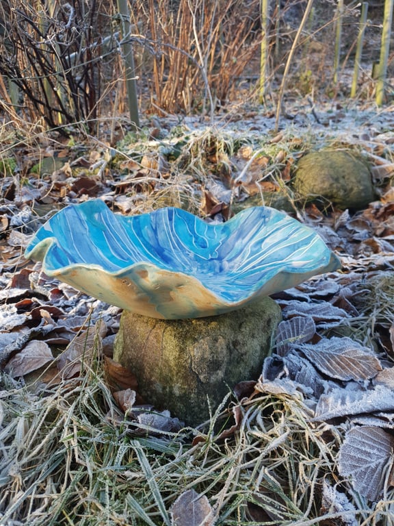 Stor malerisk skål billede 2