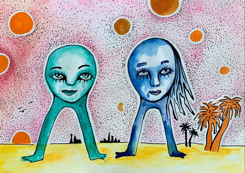 Twins på tur