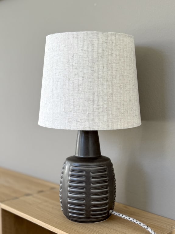 Upcycled vintage bordlampe - Søholm Keramik