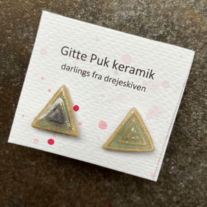 Øreringe - kobberoxid – produktbillede