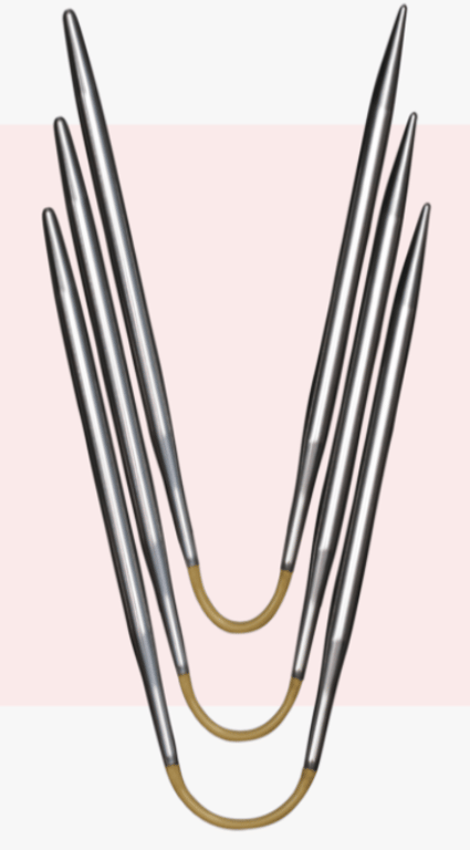 Udstyr: AddiCraSyTrio short metal strømpepinde 21 cm - Vælg str.  billede 3