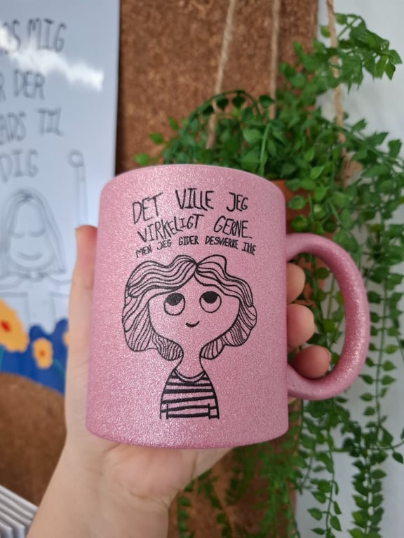 Krus: Det ville jeg virkeligt gerne... men jeg gider desværre ikke Pink Glimmer