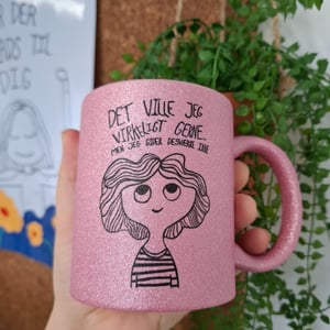 Krus: Det ville jeg virkeligt gerne... men jeg gider desværre ikke Pink Glimmer – produktbillede