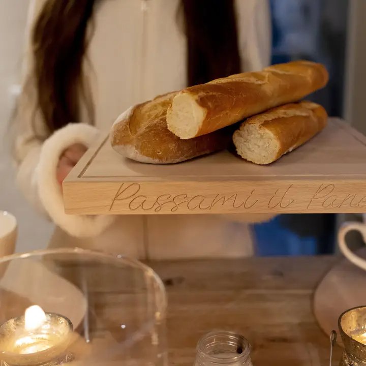 "Passami il pane"- Skærebræt i bøgetræ billede 2
