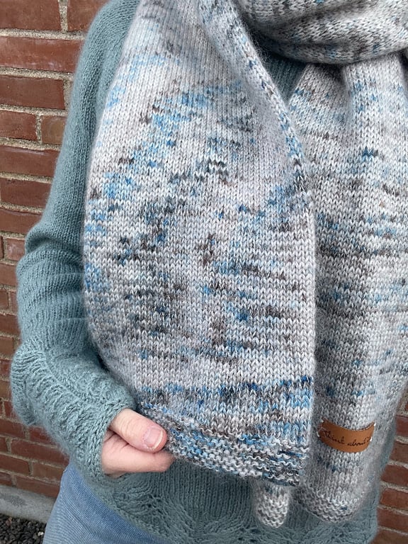 Dina Scarf strikkeopskrift billede 7