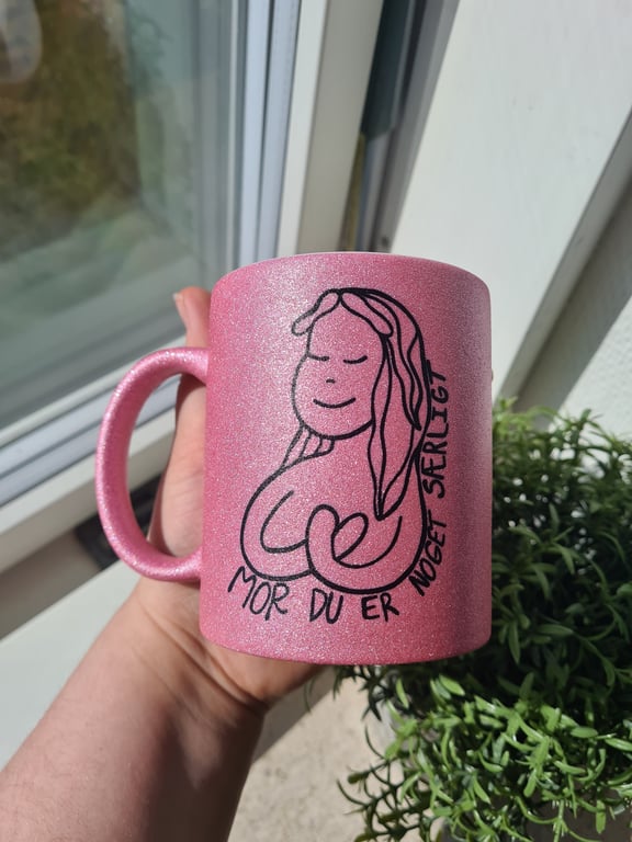 Krus: Mor du er noget særligt Pink Glimmer