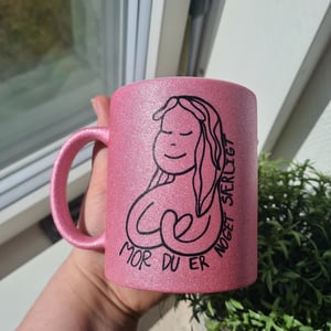 Krus: Mor du er noget særligt Pink Glimmer – produktbillede