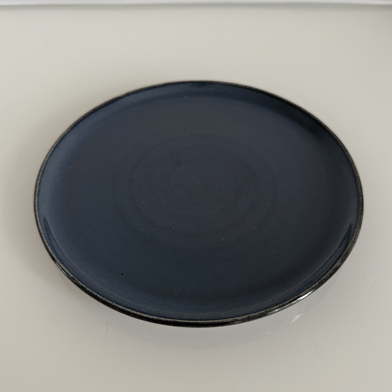 Frokost/kage tallerken mørkeblå 18