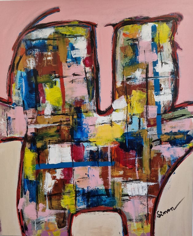 #1125 Maleri 100X120 cm SOLD billede 2