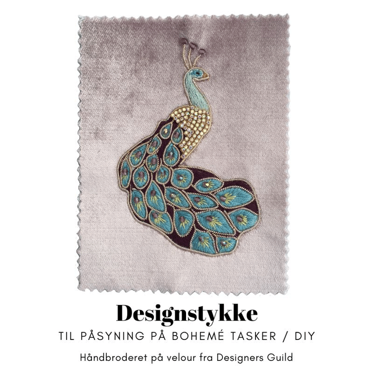 Designstykke - Påfugl