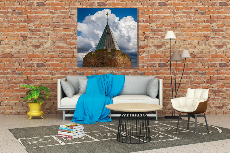 Guldgåsen på toppen af Gåsetårnet i Vordingborg billede 2