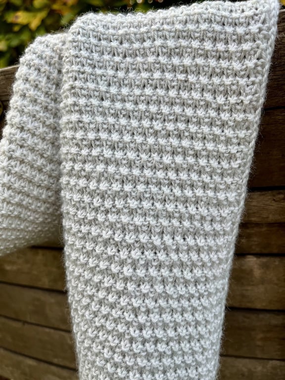 Johanne Scarf strikkeopskrift billede 2