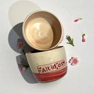 Altid Os – Valentinskop i porcelæn – produktbillede