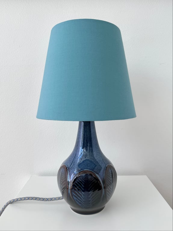 Upcycled vintage bordlampe - Søholm Keramik