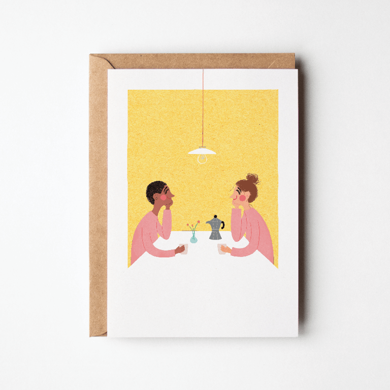 Kaffeslabberas – kort