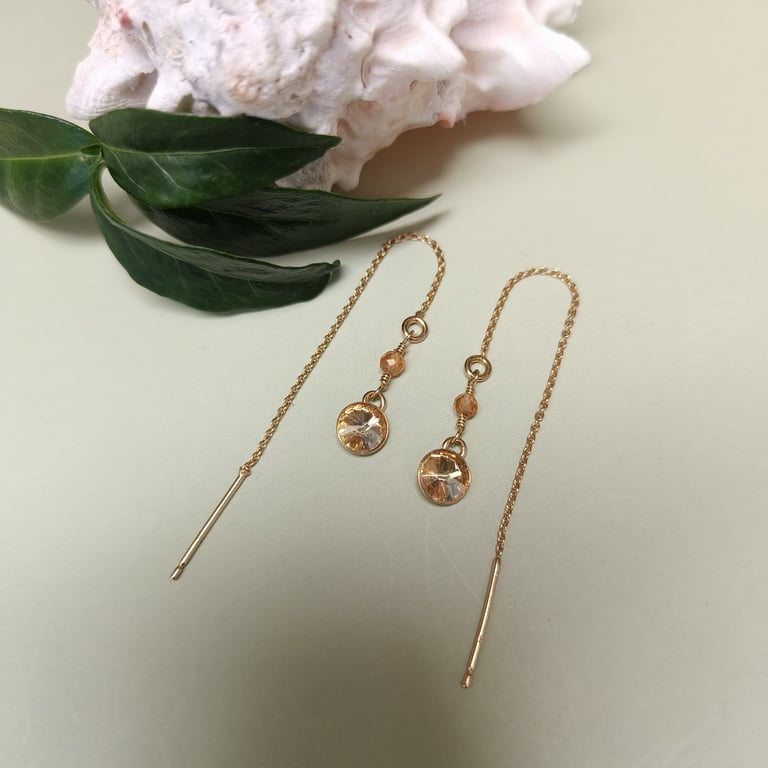 Champagne ørekæder