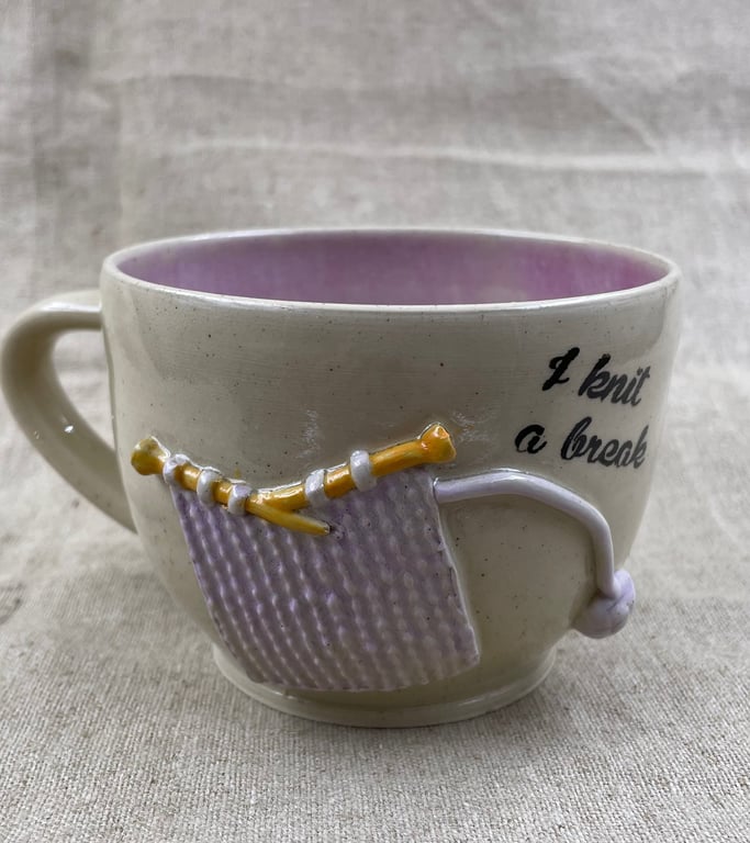 Strikkekopper- I knit a break billede 4