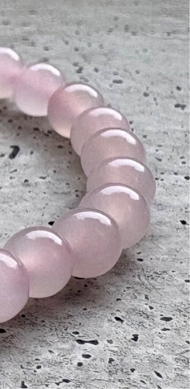 Pink Jade Nefrit  - Kvalitet AAA billede 3