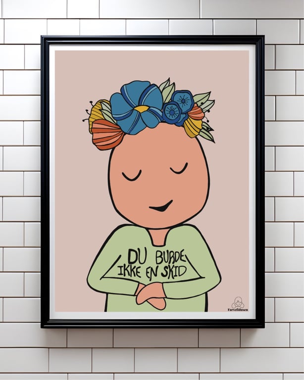 Plakat: Du burde ikke en skid Grøn billede 2