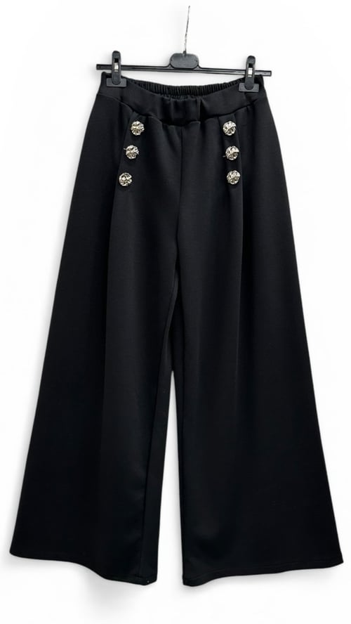 Hannah basic pants, Black. Onesize 38-48. (2)