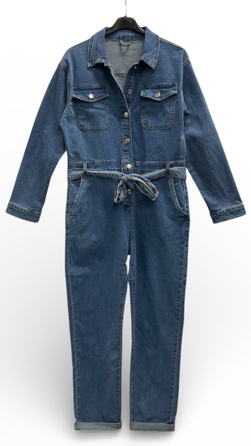 Krista denim Jumpsuit, Light denim blue. Findes i str 38-48. (2)