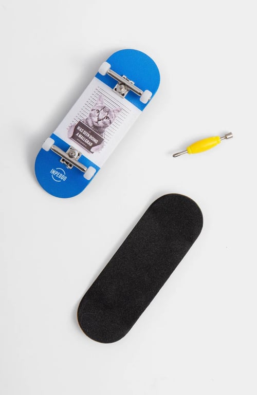 Inpeddo Fingerboard, 3rd Gen, Mall Grab Cat - 34mm (2)