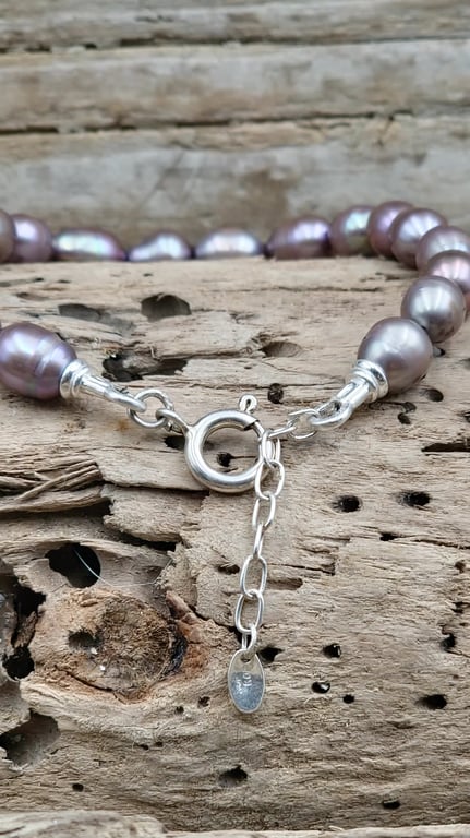 Dyb lilla armlænke billede 2