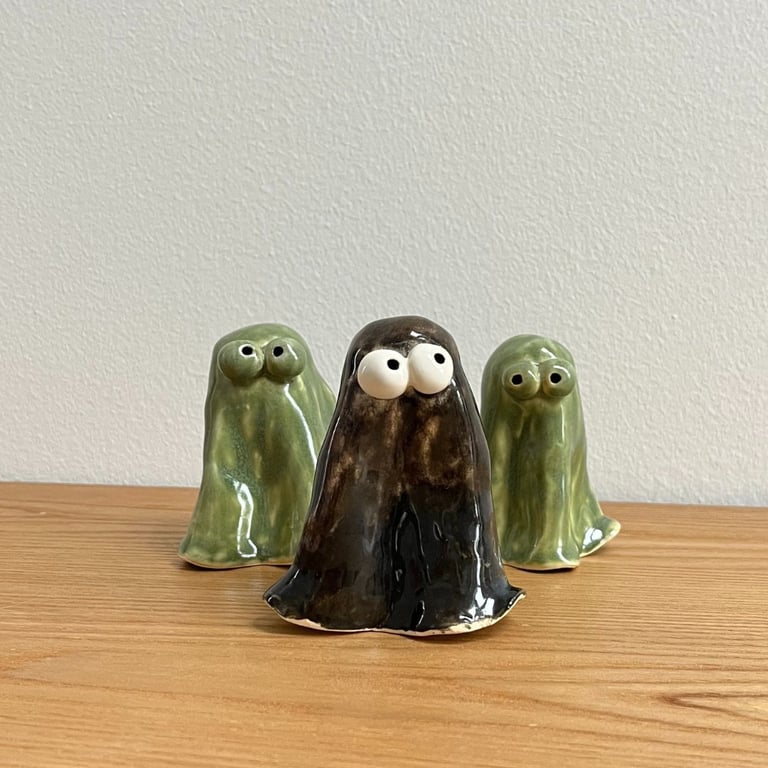 Spøgelse - googly eyes