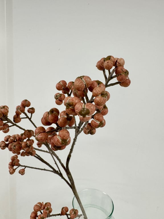 Bær gren rosa billede 2