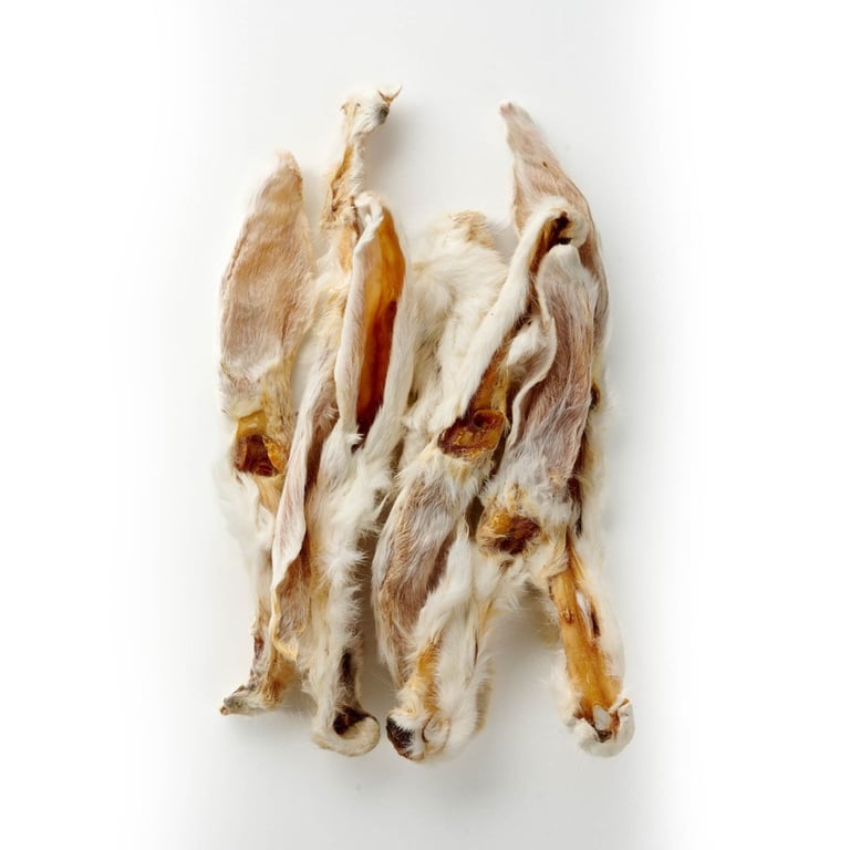 Kaninører med pels - Premium kvalitet