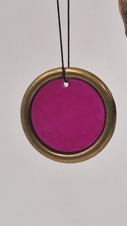 Violet vindues pynt - ø 3,5 cm